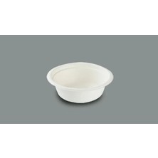 Zorlu Ekolojik Ürünler Şeker Kamışı Kase 500 ml 155x54 mm  10 Adet Party Concept