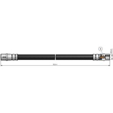 CAVO Depomix Fren Hortumu Arka Mercedes W168 W414