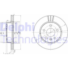 Delphi Depomix Fren Diski On Mercedes Vito W638 97 03