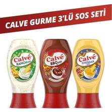 Calve Ranch Sos 245GR & Barbekü Sos 290GR & Cheddar Sos 240 gr