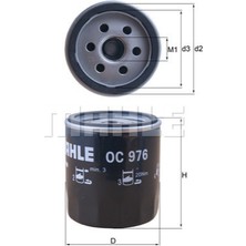 Mahle Depomix Yağ Filtresi Astra L-Corsa F-Combo E-CROSSLAND-106-206-207-208-2008-301-306-307-308-3008-406-407-508 -5008-PARTNER-EXPERT-BERLINGO-JUMPY-C3-C4-C5-BOXER-JUMPER-DUCATO-DS3-4 1.2 Puretech 1.9-2
