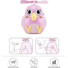 Başkenttekno F-31 El Tipi Mini Fan Vantilatör Sevimli Kuş Figürlü Taşınabilir Mini Fan