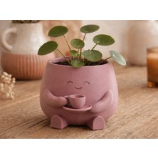 Other Barista Buddy Sevimli Karakter Tasarımlı Mini Sukulent ve Çiçek Saksısı-Barista Buddy Cute Planter