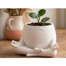 Other Zenny Meditasyon Yapan Karakter Saksı ve Vazo-Zenny Meditating Planter & Vase