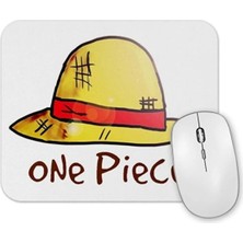 Toyaso One Piece Luffy Şapka Hasır Mouse Pad