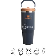 Stanley Kişiye Özel The Iceflow Flip Straw Pipetli Termos Bardak 0,89 Lt