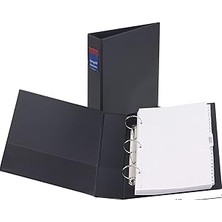 SHC4200 Avery Legal; Sağlam Binder 3 Halkalı; 5,1 cm Yuvarlak Halka, Siyah, 1 Binder (6401)