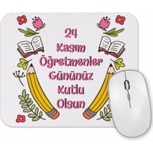 Toyaso 24 Kasım Öğretmenler Günü Öğretmene Hediye Temalı Mouse Pad 23X19CM