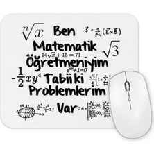 Toyaso Matematik Öğretmeni Temalı Öğretmene Hediye Öğretmenler Günü Temalı Mouse Pad