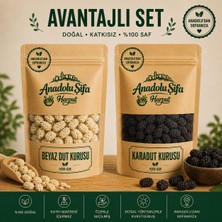 Anadolu Şifa Harput Elazığ Dut Kurusu & Karadut Kurusu Doğal ve Katkısız Karışık Meyve Kurusu 100 gr X2