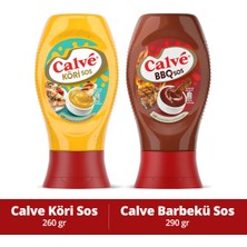 Calve Köri Sos 260 gr & Barbekü Sos 290 gr