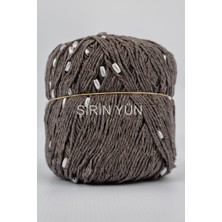 Şirin Yün Boncuklu El Örgü Ipi 50 Gram 150 Metre Vizon 1303