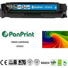 PanPrint Hp Color Laserjet Pro M254DW Mavi  Yüksek Kapasiteli Muadil Toner (CF541A)