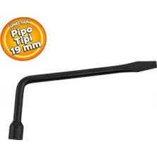 Sara S502-19 Pipo Bijon Anahtar Pipo Tipi 19 mm Bijon Sökme Sıkma