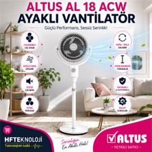 Altus Aroma Bölmesi ve 3 Hız Ayarı ile Al 18 Acw Ayaklı Vantilatör