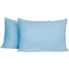 55 x 75 cm Büyük Boy Yastık Kılıfı Ranforce % 100 Pamuklu 2 Adet Fermuarlı