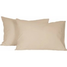 55 x 75 cm Büyük Boy Yastık Kılıfı Ranforce % 100 Pamuklu 2 Adet Fermuarlı