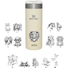 Kişiye Özel Stanley The Aerolight Transit Mug 0.47 Lt Termos