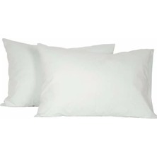 55 x 75 cm Büyük Boy Yastık Kılıfı Ranforce % 100 Pamuklu 2 Adet Fermuarlı