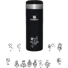 Kişiye Özel Stanley The Aerolight Transit Mug 0.47 Lt Termos