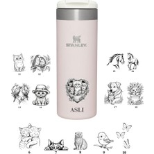 Kişiye Özel Stanley The Aerolight Transit Mug 0.47 Lt Termos