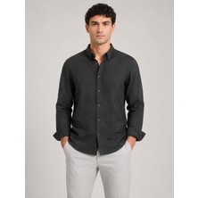 Classics Men Plus Barkod Uzun Kol Slim Fit Erkek Esnek Gömlek - 7681