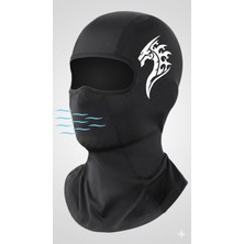 Flex Premium Reflektörlü Siyah Kar Maskesi Model 33 Balaklava Balaclava Motorsiklet Scooter Bisiklet Spor