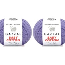 Gazzal  Baby Cotton 3420 Pamuklu Amigurumi Ipi - 2 Yumak