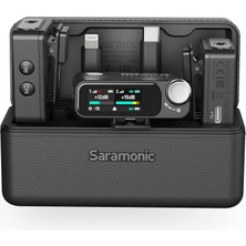Saramonic Ultra-01 Kablosuz Yaka Mikrofonu, 32-Bit Kayan Kayıt, Zaman Kodu Senkronizasyonu, Gürültü Engelleme, Ipx5 Suya Dayanıklılık, 984' Menzil, 130DB Spl, Kameralar, Akıllı Telefonlar Için,