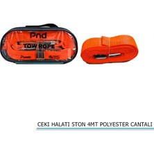 Smart Garage Çantalı Kemerli Çeki Halatı 4 Metre 5 Ton Dayankılı