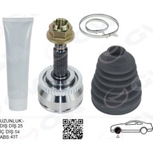 GVA Depomix Ön Aks Kafasi Diş Sağ-Sol VOLVOS40 I 97 04 1.8 V40 I 97 04 1.8