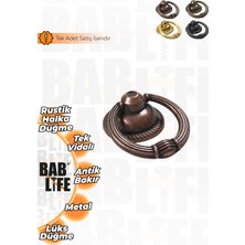 Bablife Rustik Halka Sarkaç Antik Bakır 35MM Çapında Çekmece Dolap Mobilya Kulpları