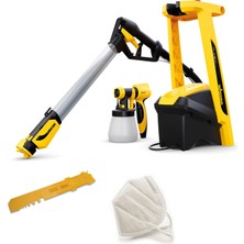 Wagner Boya Püskürtme Sistemi W 950 Flexio, Duvar ve Lateks Boyaları, Vernikler ve Cilalar Için Iç ve Dış Mekanlarda, 15 M²-5 Dk, Kap 800 Ml, 630 W, Hortum 3,5 M