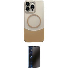 Cepte Apple Uyumlu iPhone 16 Pro Kılıf Kozmos Form Özel Seri Ikili Koruma Seti Najmaddin