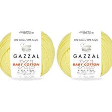 Gazzal  Baby Cotton Xl 3413XL Pamuklu Amigurumi Ipi - 2 Yumak