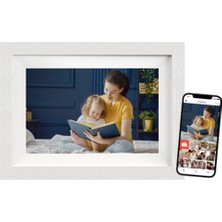 Braun Phototechnik Digiframe 10W Wifi Dijital Wifi Resim Çerçevesi 25,7cm 10,1 Inç Eek: C (A - G) 1280 x 800 Piksel 32GB Beyaz