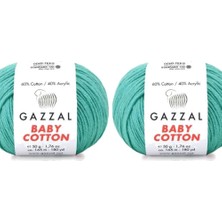 Gazzal  Baby Cotton 3426 Pamuklu Amigurumi Ipi - 2 Yumak