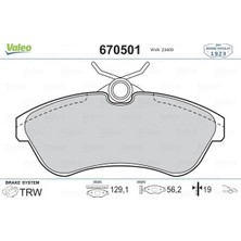 Valeo Depomix Ön Fren Balatasi Citroen C2 06 09 C3 03 10