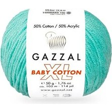 Gazzal  Baby Cotton Xl 3452XL Pamuklu Amigurumi Ipi