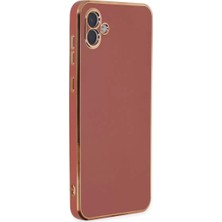 Nacario Newface Galaxy A04 Kılıf Volet Silikon - Kırmızı