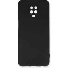 Nacario Newface Redmi Note 9 Kılıf Nano Içi Kadife Silikon - Siyah
