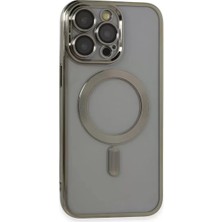 Nacario Newface Iphone 14 Kılıf Kross Magneticsafe Kapak - Titan Gri