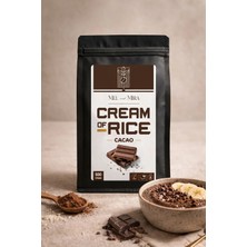 Mel and Mira Cream Of Rice | Pirinç Kreması - Kakao 500G | Pirinç Proteini | Glütensiz - Vegan - Katkısız