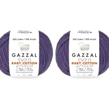 Gazzal  Baby Cotton Xl 3440XL Pamuklu Amigurumi Ipi - 2 Yumak