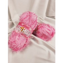 Sultan Yumoş Sakallı Şeker Pembe El Örgü Ipi 100GR. (2 Adet) - Renk: 16