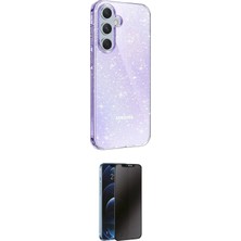 Cepte Samsung Uyumlu Galaxy A14 4g Kılıf Yankı Doku Prime Ikili Koruma Seti Najmaddin