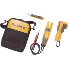 Fluke Industrial T5-600/62MAX+/1AC Kiti Elektrik Test Cihazı, Ir Termometre ve Gerilim Test Cihazı Seti
