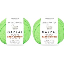 Gazzal  Baby Cotton Xl 3427XL Pamuklu Amigurumi Ipi - 2 Yumak