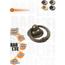 Bablife Rustik Halka Sarkaç Antik Sarı 35MM Çapında Çekmece Dolap Mobilya Kulpları