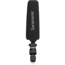 Videolar, Vlogging, Canlı Yayın, Sosyal Medya Güncellemeleri ve Daha Fazlası Için Apple Iphone'lar ve Ipad'ler Için Lightning'li Saramonic Tek Yönlü Mikro Shotgun Mikrofon (Smartmic5 Di)